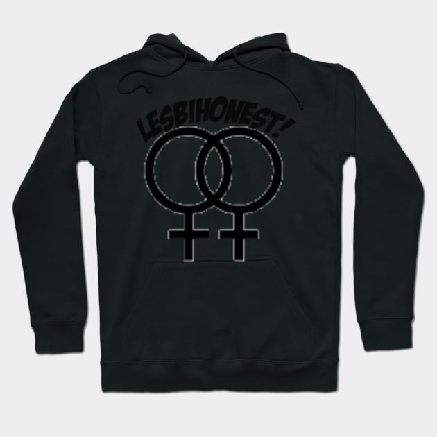 Lesbihonest! Hoodie by ButterfliesT